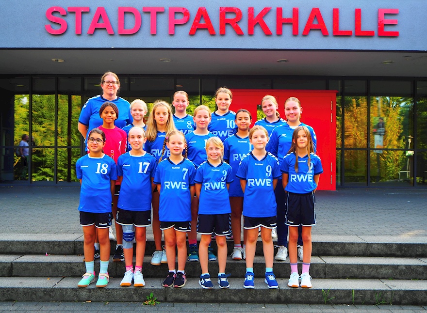 Weibliche E1 Mannschaftsbild